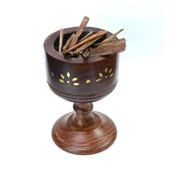 Wooden Circular Burner (Without Handle) – Nagaland Oudh Dubai